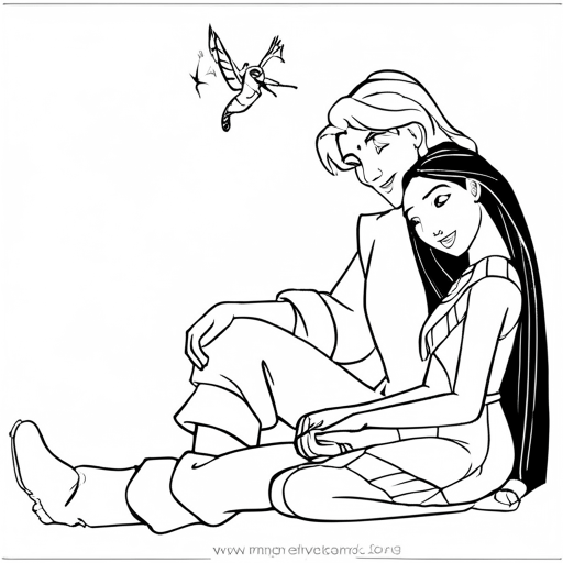 thomas coloring page pdf pocahontas